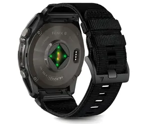 Tech-Protect Nylon Strap černá / Řemínek pro Garmin Fenix / 5X/5X Plus/6X/6X Pro/7X/8 (51 mm) / Nylon