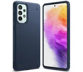 Ringke Onyx tmavě modrá / Kryt / Samsung Galaxy A73 / Odolný