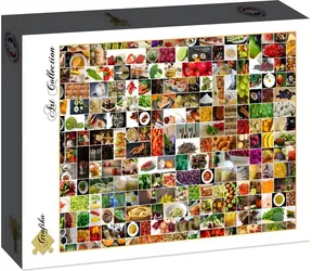 GRAFIKA Puzzle Koláž: Kuchyně v barvách / 1500 dílků / 85 x 61 cm