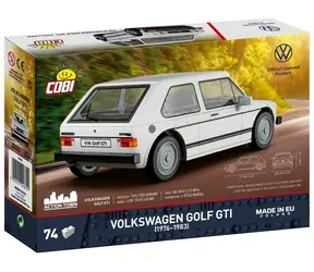 COBI Stavebnice 24662 Volkswagen Golf GTI 1976 bílá / 1:35 / 74 dílků / od 7 let