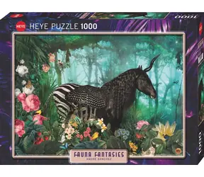 HEYE Puzzle Fauna Fantasies: Equpidae / 1000 dílků / 70 x 50 cm
