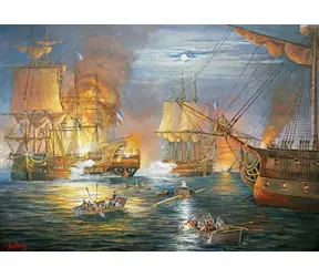 ALIPSON Puzzle Bitva na Nilu / 1000 dílků / 69 x 47,8 cm