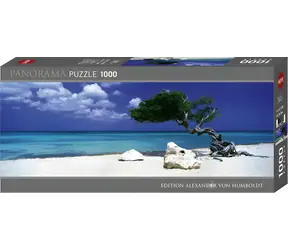 HEYE Panoramatické puzzle Strom Divi Divi, Aruba / 1000 dílků / 94 x 33 cm