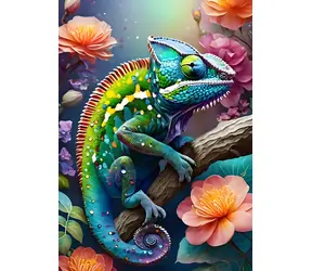 ALIPSON Puzzle Barevný chameleon / 500 dílků / od 12 let