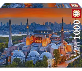 EDUCA Puzzle Modrá mešita, Istanbul / 1000 dílků / 68 x 48 cm