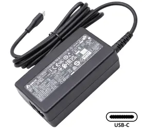 Acer originální adaptér 65W USB-C černá / Napájecí adaptér / USB-C / 9V/15V/20V