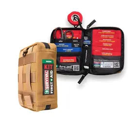 SURVIVAL Lékárnička First Aid Kit Hiking CZ / SURVIVAL dlaha 46 cm / MOLLE / pro 1-2 osoby / 512 g