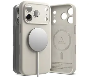 Ringke Silicone Magnetic iPhone 17 Pro béžová / Kryt / MagSafe