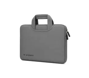 Wozinsky WNT-11G šedá / Pouzdro na notebook / 10-11" / neopren / výsuvné držadlo