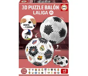 EDUCA 3D Puzzle Build&Play: Fotbalový míč La Liga / 32 dílků / O 12,5 cm