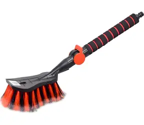 Compass Průtokový mycí kartáč s regulačním ventilem / Kartáč / regulační ventil / 50 cm / plast
