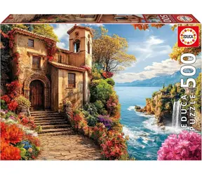 EDUCA Puzzle Víla u moře / 500 dílků / 48 x 34 cm