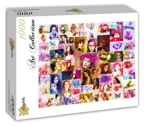 GRAFIKA Puzzle Koláž: Ženy / 1000 dílků / 68,8 x 48,8 cm