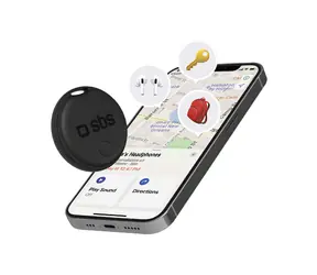 SBS Track My Circle černá / Lokátor / kompatibilní s Apple Find My