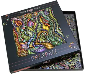 CURIOSI Čtvercové puzzle Palapeli: Kouzelný pupen / 251 dílků / 28 × 28 cm