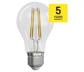 GP MET LED žárovka A60 E27 3,8W neutrální bílá, 3 ks / LED žárovka / 806 lm / 4000K / náhrada 60W