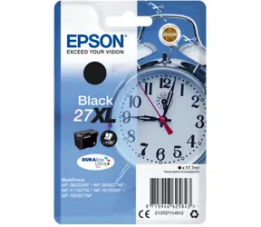 Epson DURABrite Ultra Ink 27XL černá / Originální cartridge / 17,7 ml / 1100 stran