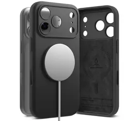 Ringke Silicone Magnetic MagSafe iPhone 17 Pro Max černá / Kryt / Silikon / MagSafe