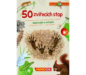 Mindok Expedice příroda: 50 zvířecích stop / Délka hry: 15 minut / Počet hráčů: 1