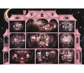 TREFL Puzzle Spooky Stories: Po setmění / 300 dílků / 60 x 40 cm