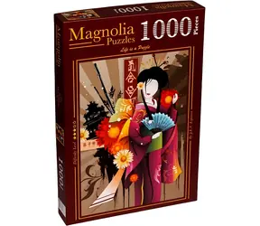 MAGNOLIA Puzzle Geisha (3501) / 1000 dílků / 48 x 68 cm