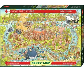 HEYE Puzzle Šílená ZOO: Australská expozice / 1000 dílků / 70 × 50 cm