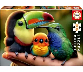 EDUCA Puzzle Ptáčátka / 200 dílků