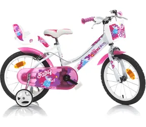 Dino Bikes 166RSN Fairy 16" bílá / Dětské jízdní kolo / 6-8 let / 10,3 kg