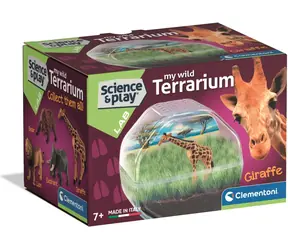 CLEMENTONI Mini terárium Žirafa / Kreativní sada / od 7 let