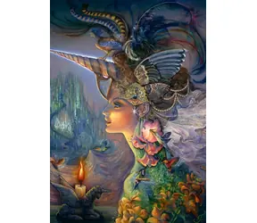 GRAFIKA Puzzle Moje Lady Unicorn / 1000 dílků / 47,8 x 69 cm