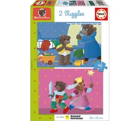 EDUCA Puzzle Petit Ours Brun / 2x48 dílků