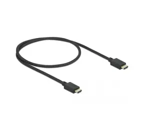 Delock Vysokorychlostní kabel HDMI 85386 / Kabel / 48 Gbps / 8K 60Hz / 0,5 m / nylonový oplet