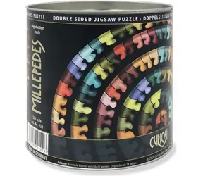 CURIOSI Puzzle Double: Stonožka / 324 dílků / oboustranné / dřevěné