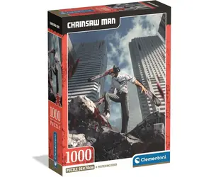 CLEMENTONI Puzzle Chainsaw Man / 1000 dílků / od 14 let / 50 x 70 cm