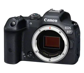 Canon EOS R7 / Fotoaparát / Tělo bez objektivu / APS-C CMOS / 4K video / Wi-Fi / Bluetooth