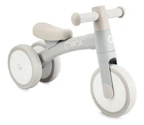 MoMi Odrážedlo TEDI mini šedé / do 25 kg / od 1 roku / kolečka TPU