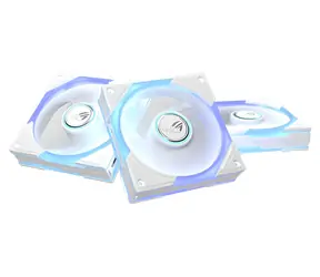 ASUS ROG Eurux GR120 bílá / Ventilátor / 120 mm / ARGB / 3 ks