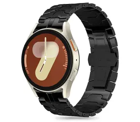 Tech-Protect Stainless Line černá / Řemínek / Samsung Galaxy Watch 4/5/5 Pro/6/7/FE / nerezová ocel