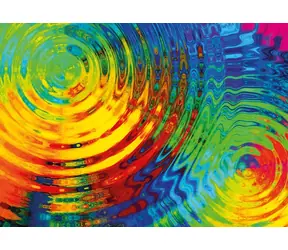 YAZZ Puzzle Duhová kapka / 1000 dílků / 68 x 48 cm
