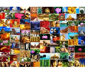 GRAFIKA Puzzle Koláž: Zen / 1500 dílků / 85 x 61 cm