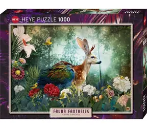 HEYE Puzzle Fauna Fantasies: Zajdalen / 1000 dílků / 70 x 50 cm