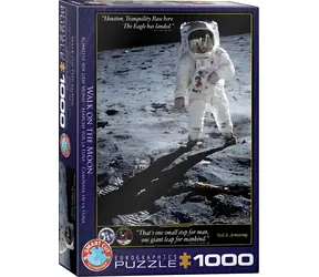 EUROGRAPHICS Puzzle Neil A. Armstrong: První kroky na Měsíci / 1000 dílků / 48,9 × 67,6 cm
