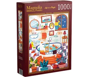 MAGNOLIA Puzzle Čas na koupel / 1000 dílků / 48 x 68 cm