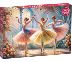 CHERRY PAZZI Puzzle Tři baletky / 1000 dílků / 70 × 50 cm