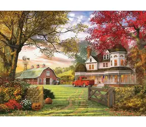 EUROGRAPHICS Puzzle Stará dýňová farma / 1000 dílků / 67,63 x 48,89 cm