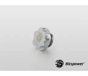 BitsPower Prémiová těsnicí zátka G1/4 stříbrná lesklá / Těsnicí zátka / G1/4 palce