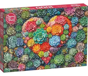CHERRY PAZZI Puzzle Srdce lásky / 1000 dílků / 70 × 50 cm