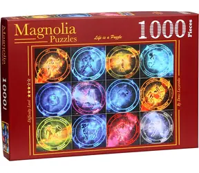 MAGNOLIA Puzzle Znamení zvěrokruhu / 1000 dílků / 68 x 48 cm