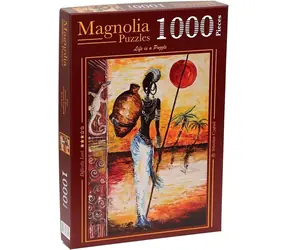 MAGNOLIA Puzzle Afričanka / 1000 dílků / 48 x 68 cm