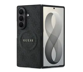 Guess PU Leather 4G Magnetic černá / Zadní kryt / Samsung Galaxy Z Fold 8 Ultra